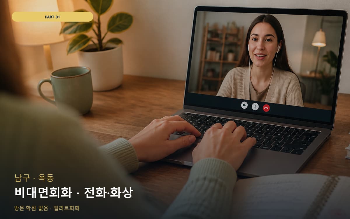 비대면회화 · 전화·화상