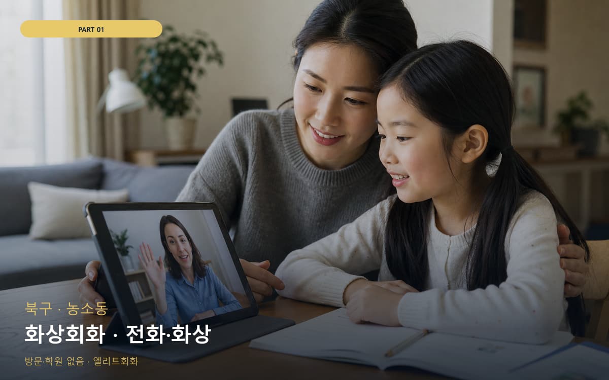 화상회화 · 전화·화상