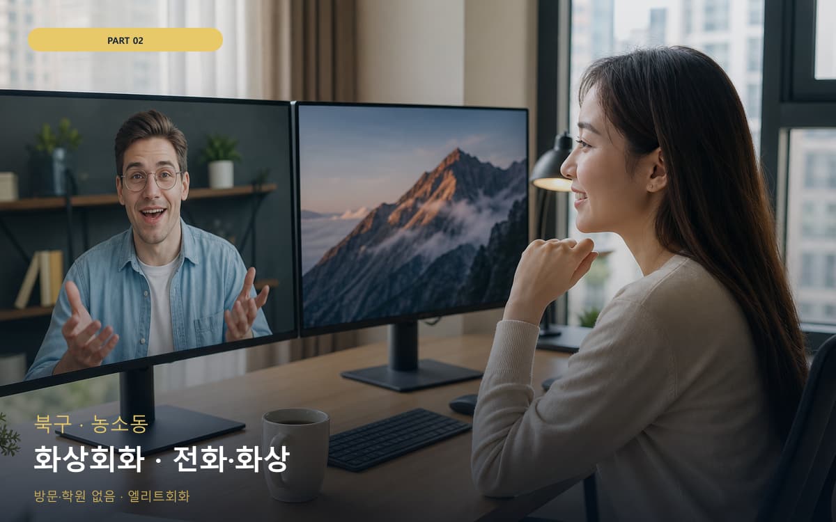 화상회화 · 전화·화상
