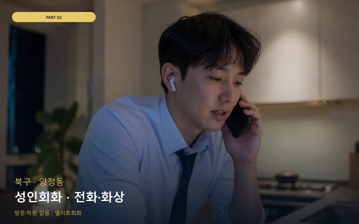 성인회화 · 전화·화상