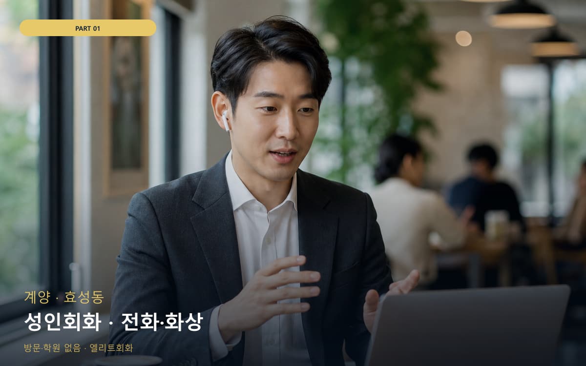성인회화 · 전화·화상
