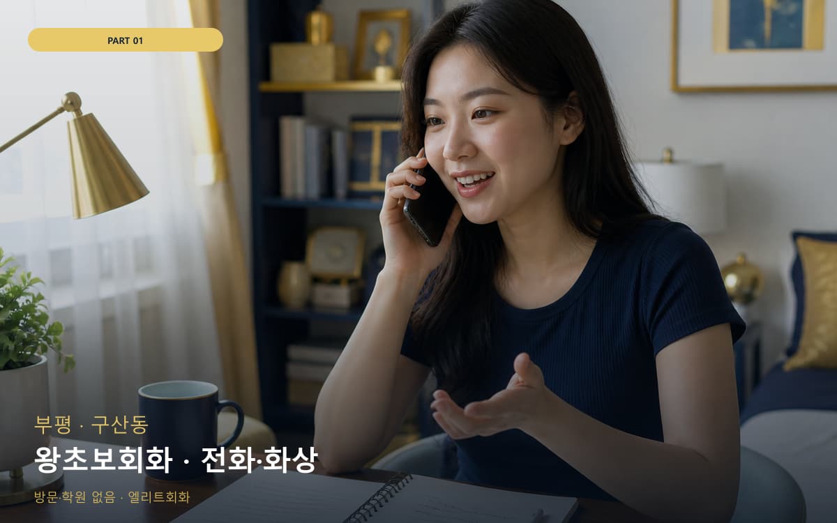 왕초보회화 · 전화·화상