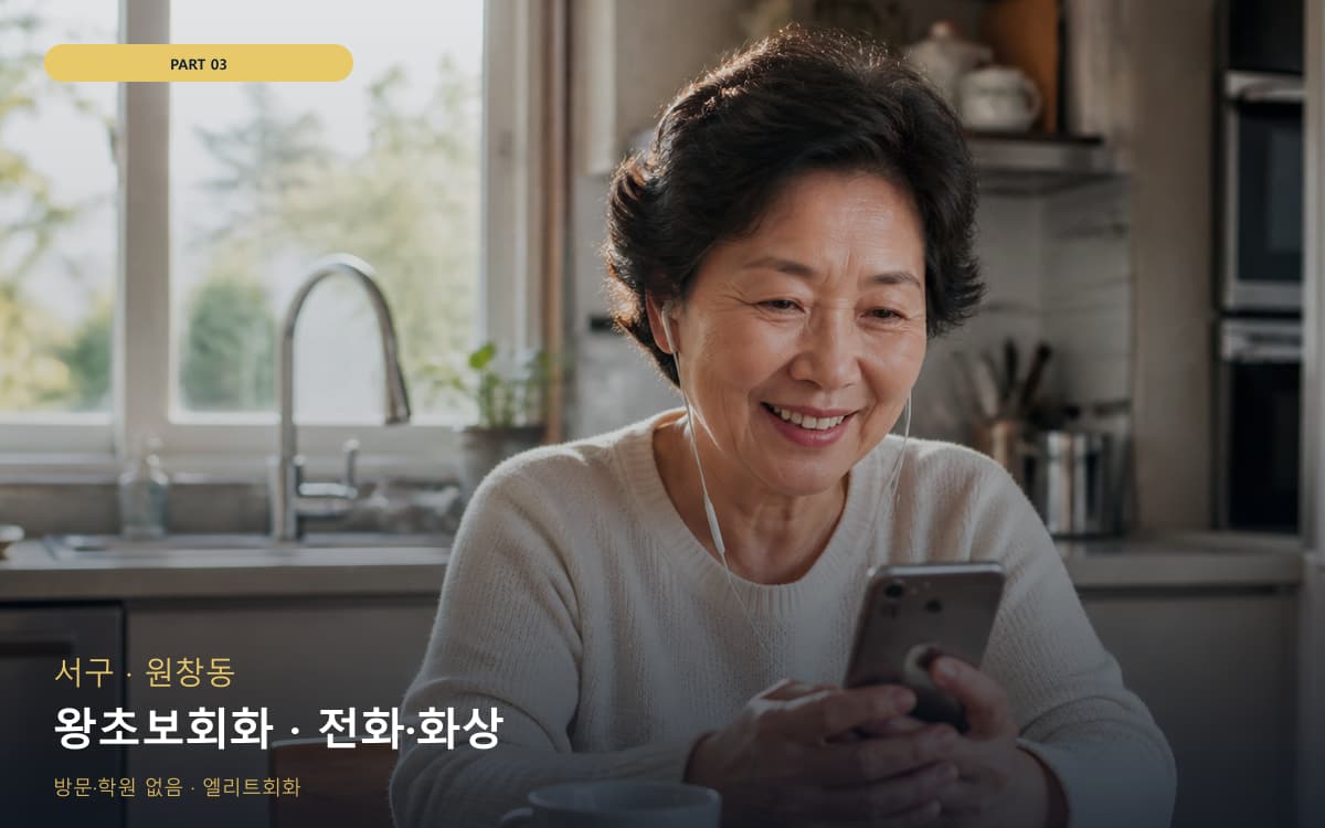 왕초보회화 · 전화·화상