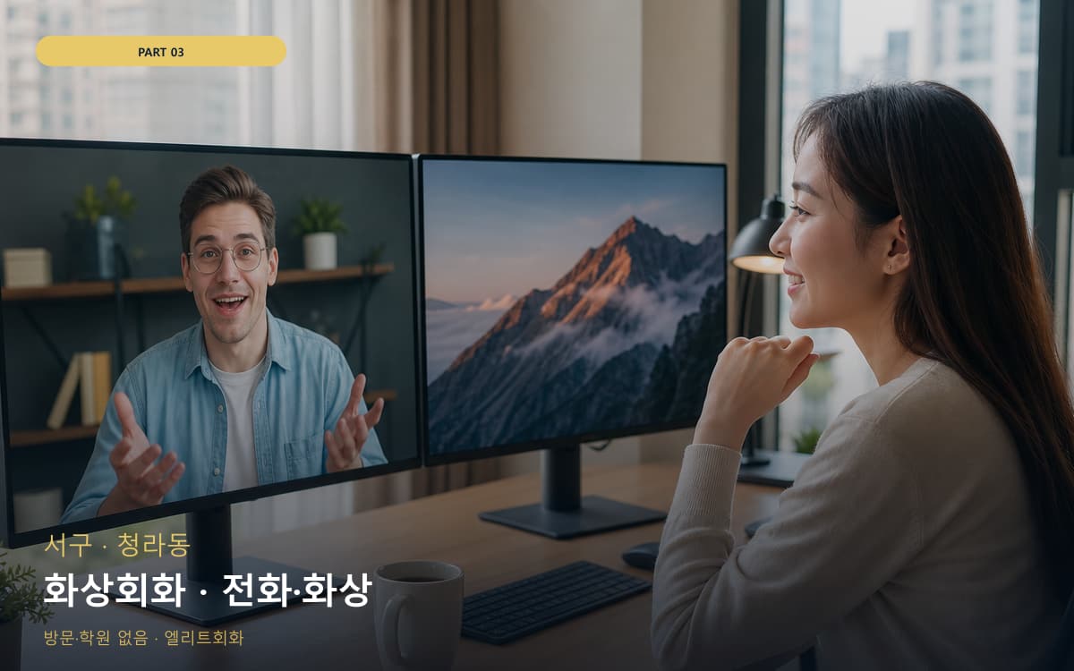 화상회화 · 전화·화상