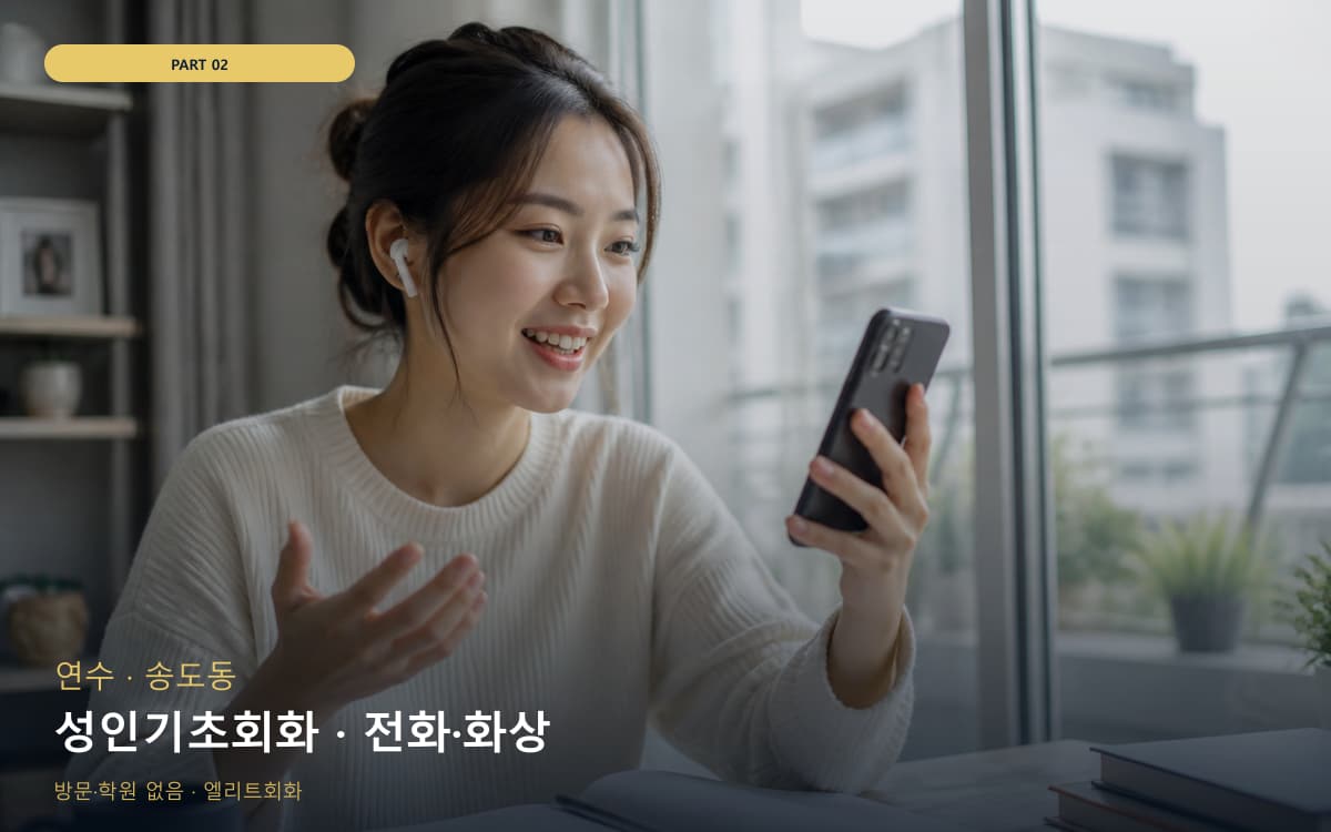 성인기초회화 · 전화·화상