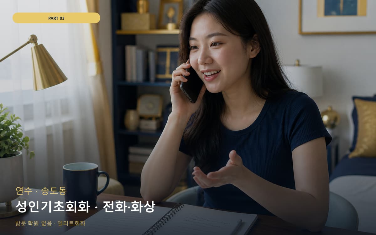 성인기초회화 · 전화·화상