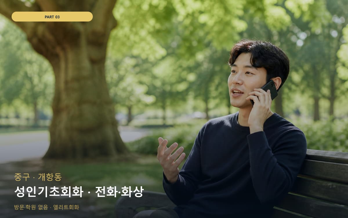 성인기초회화 · 전화·화상