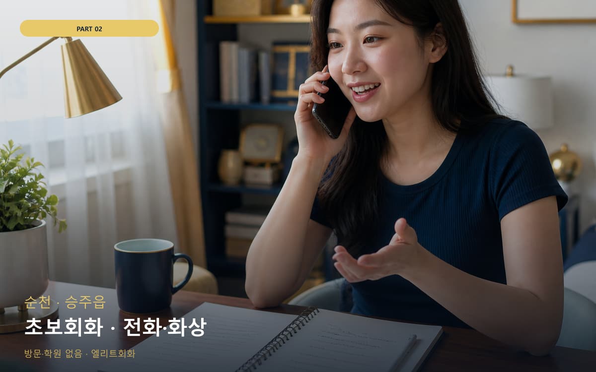 초보회화 · 전화·화상