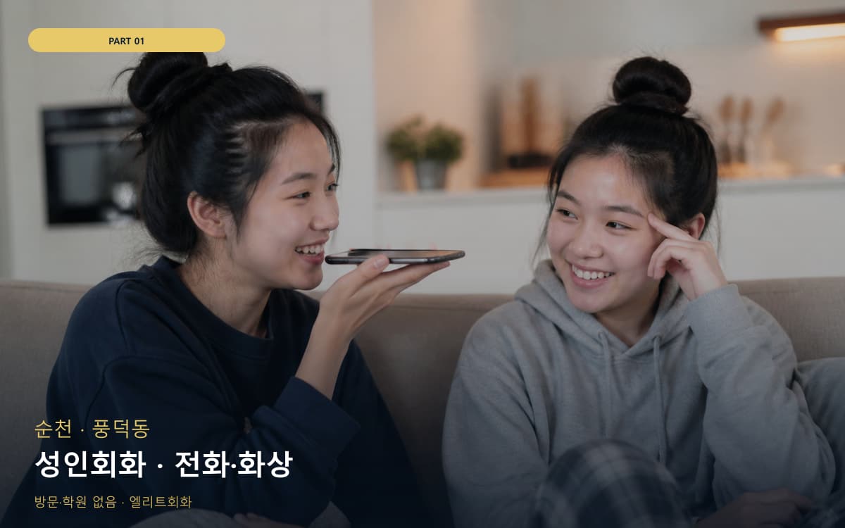 성인회화 · 전화·화상