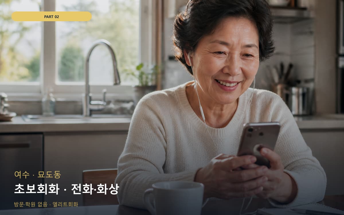 초보회화 · 전화·화상