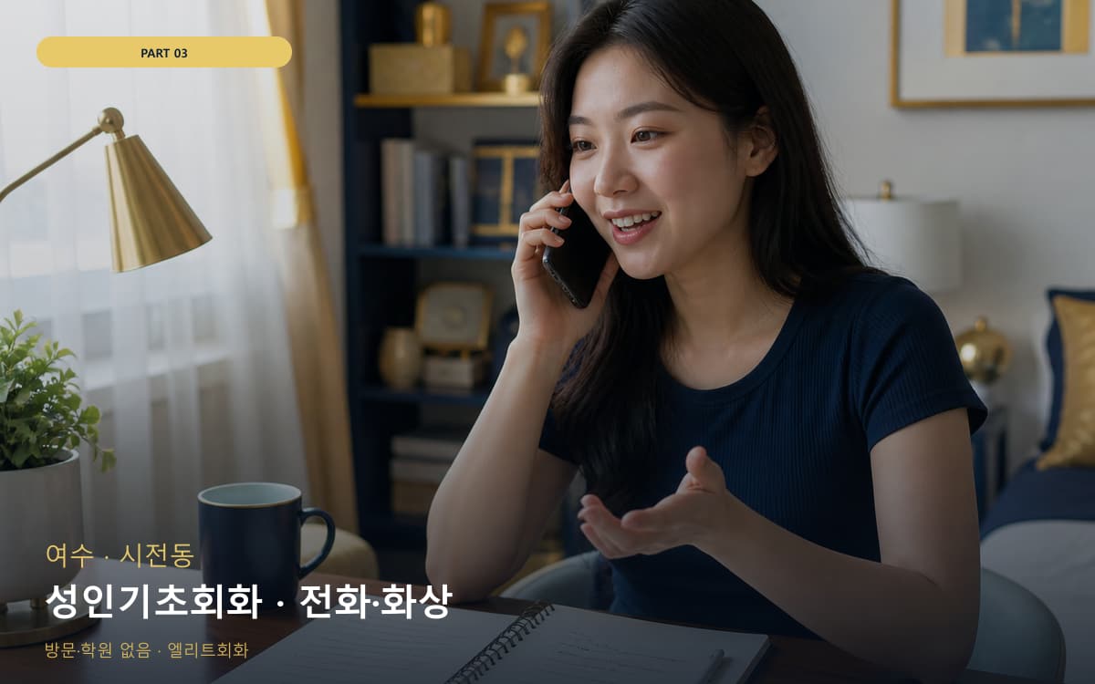 성인기초회화 · 전화·화상