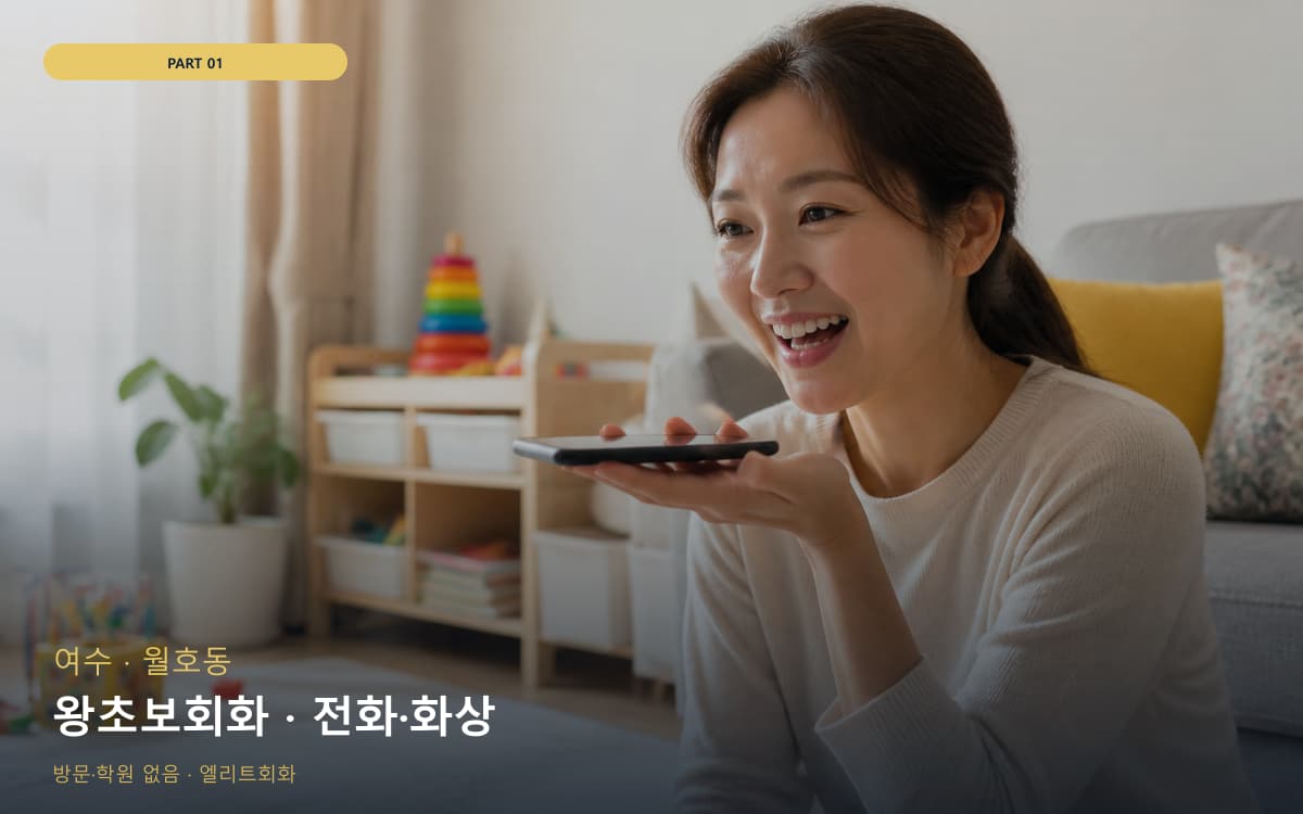 왕초보회화 · 전화·화상