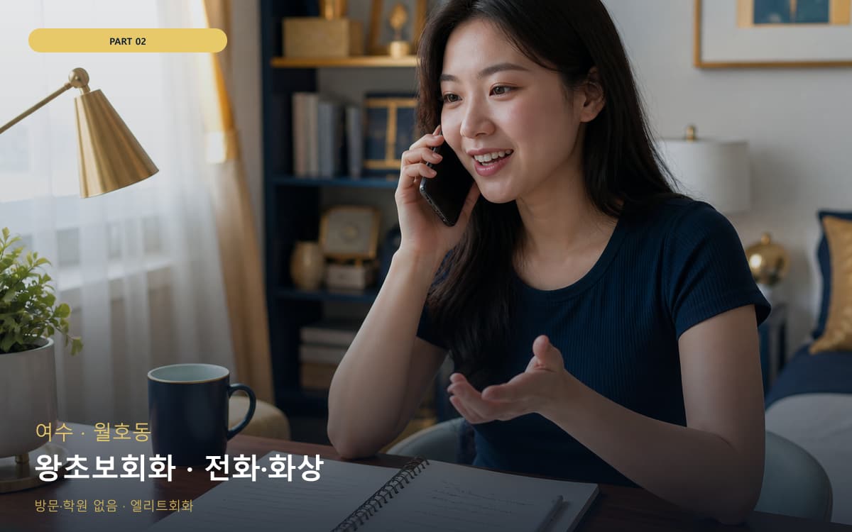 왕초보회화 · 전화·화상