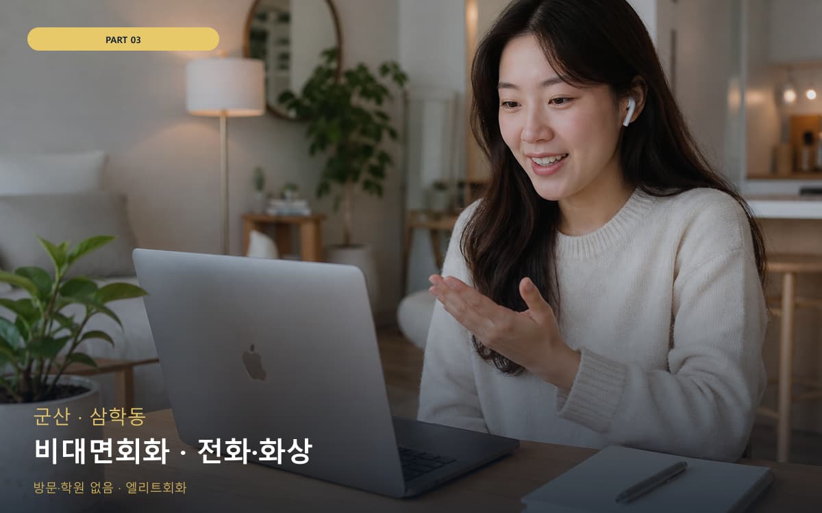 비대면회화 · 전화·화상
