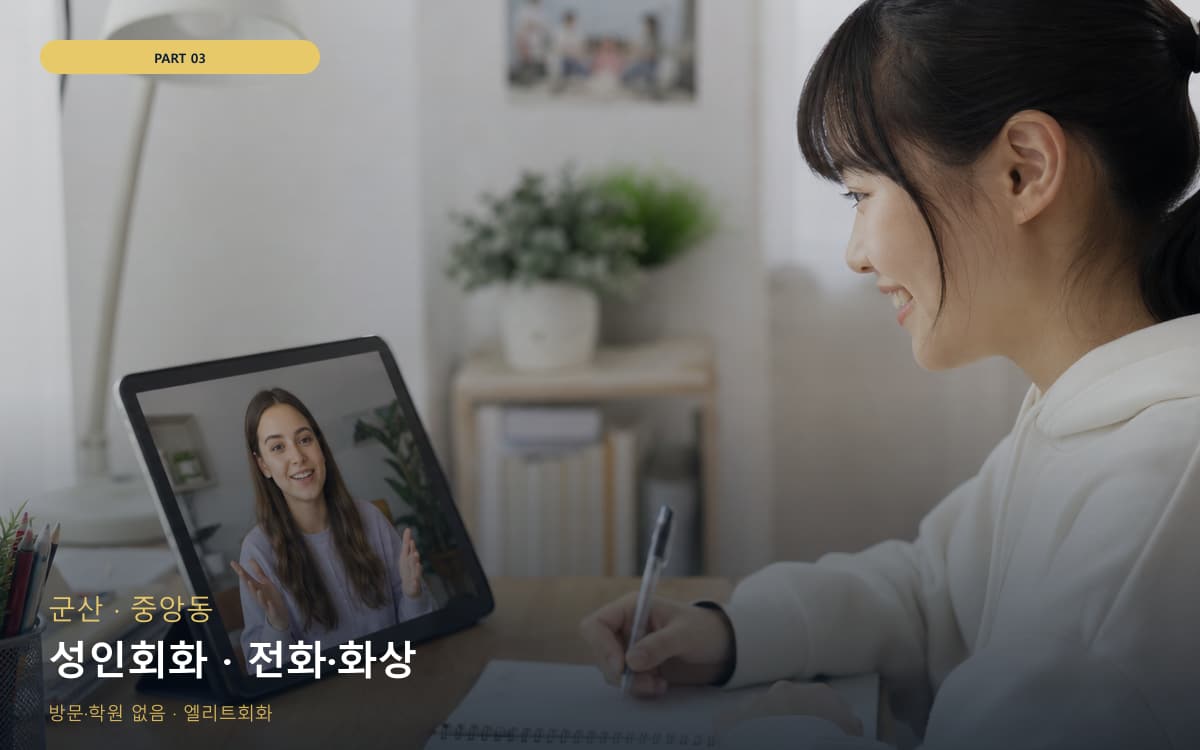 성인회화 · 전화·화상