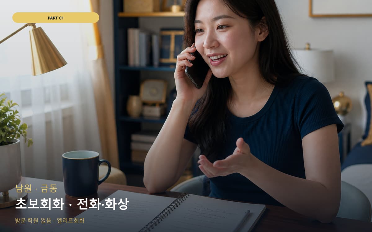 초보회화 · 전화·화상