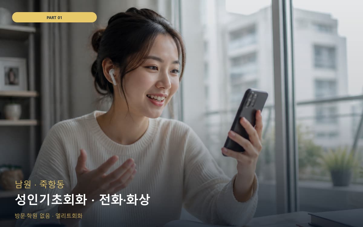 성인기초회화 · 전화·화상