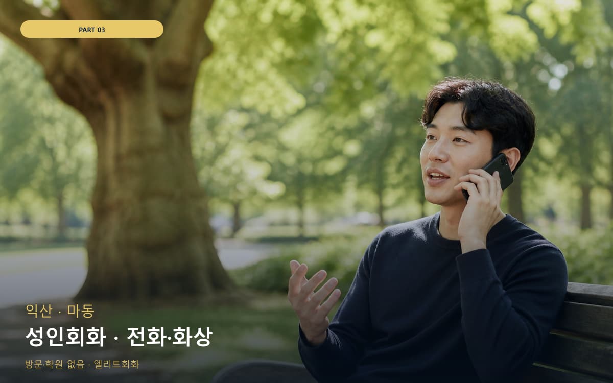 성인회화 · 전화·화상
