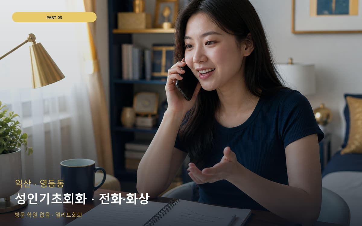 성인기초회화 · 전화·화상