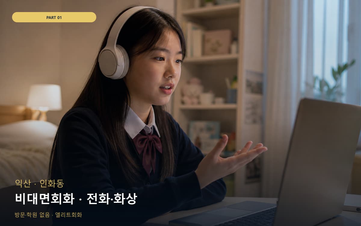 비대면회화 · 전화·화상