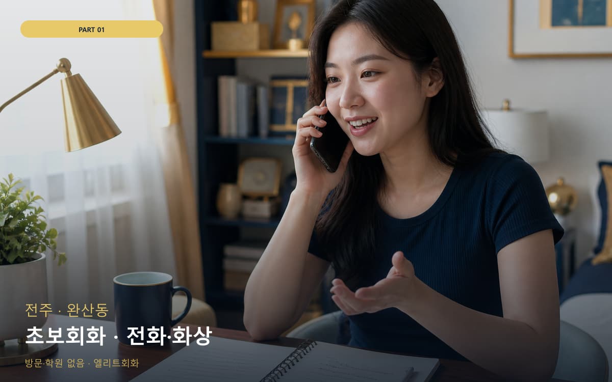 초보회화 · 전화·화상