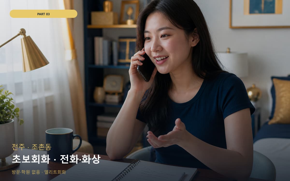초보회화 · 전화·화상