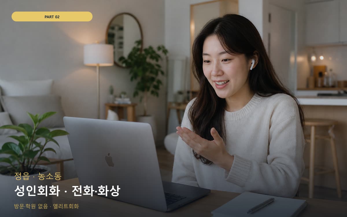 성인회화 · 전화·화상