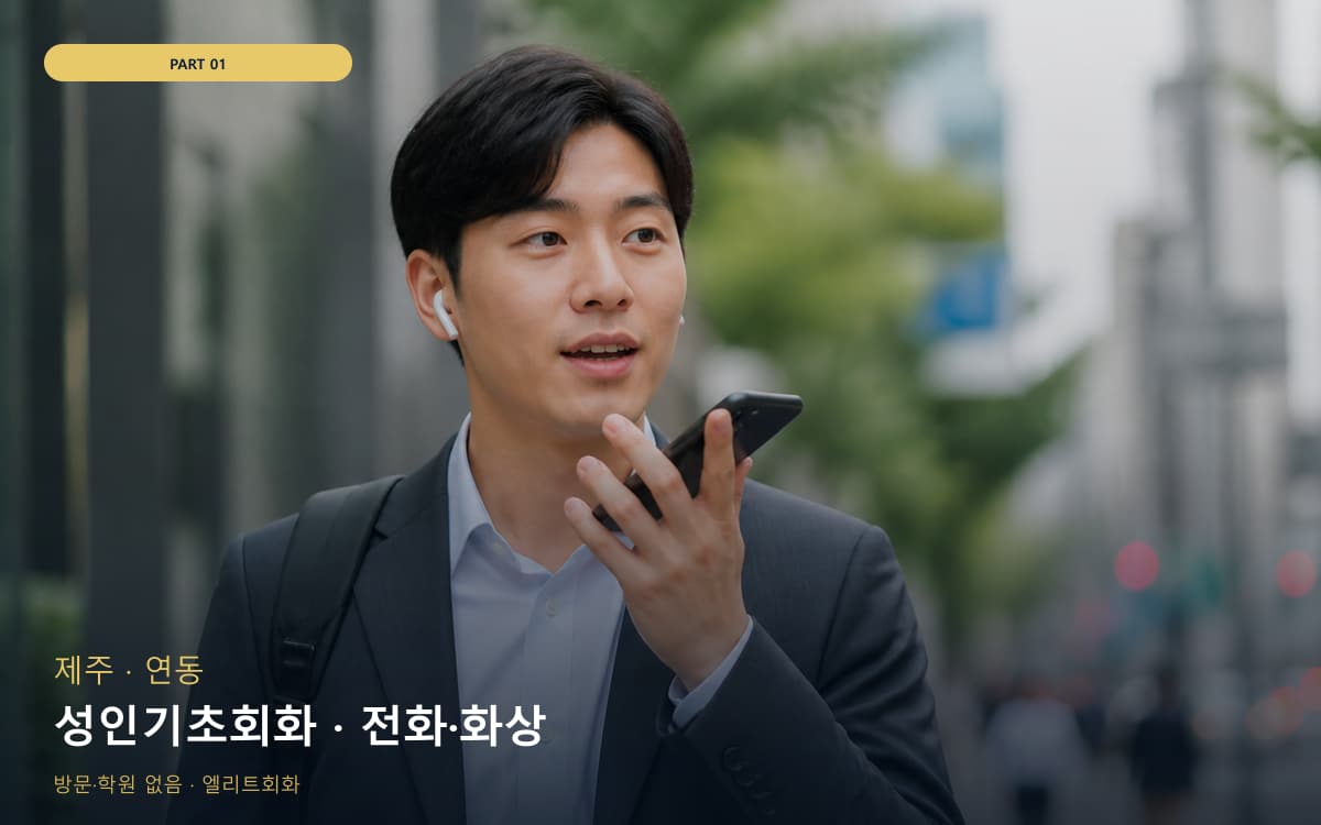 성인기초회화 · 전화·화상