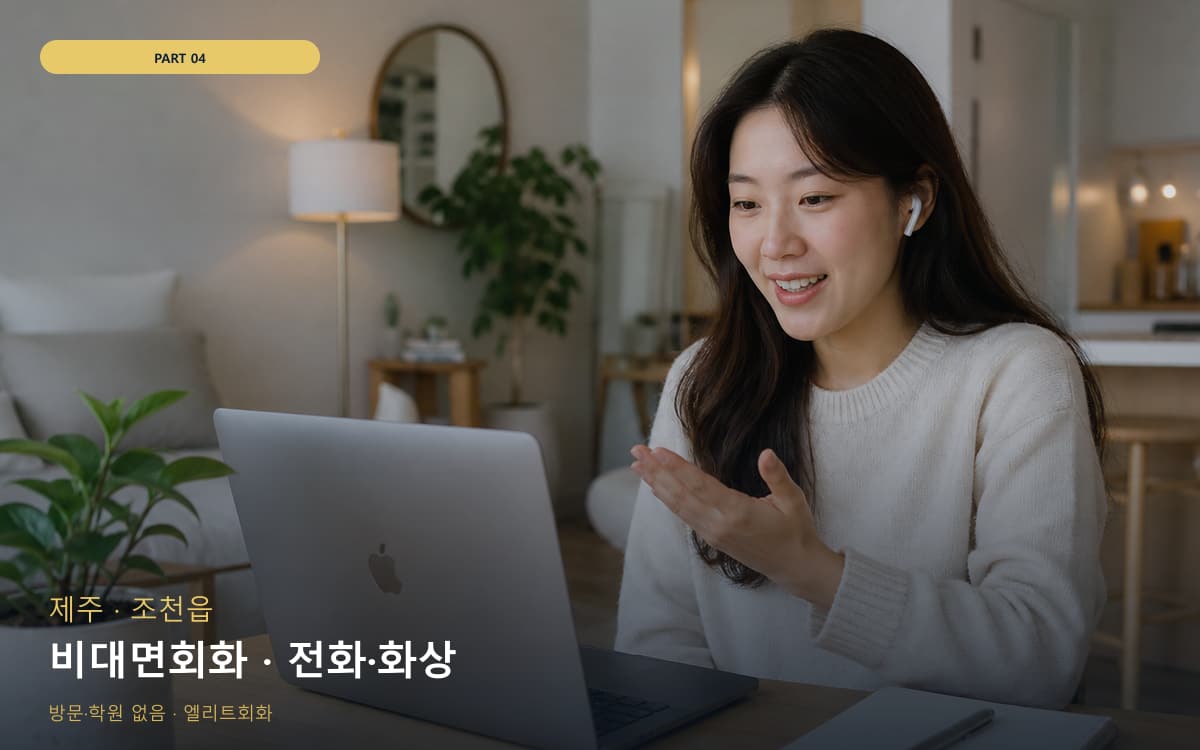 비대면회화 · 전화·화상