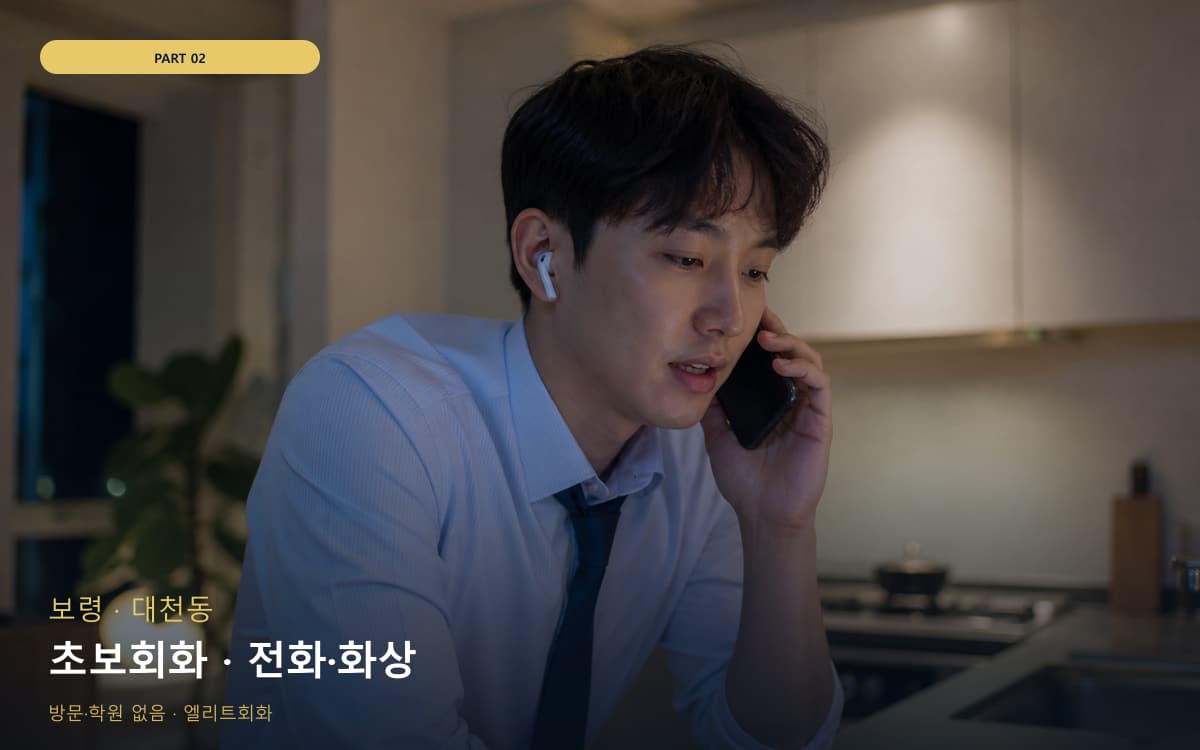 초보회화 · 전화·화상
