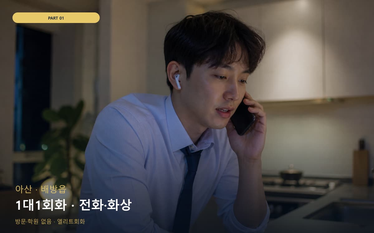 1대1회화 · 전화·화상