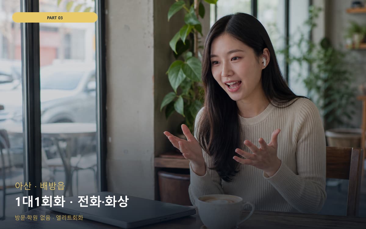 1대1회화 · 전화·화상