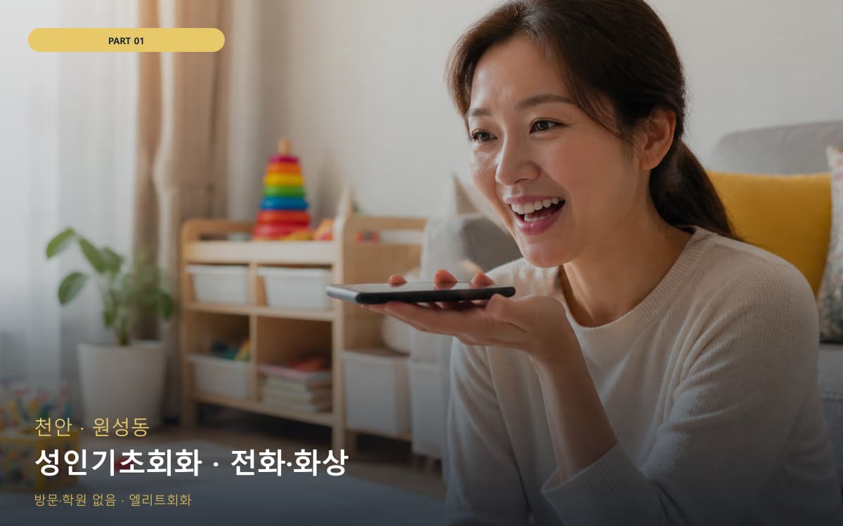 성인기초회화 · 전화·화상