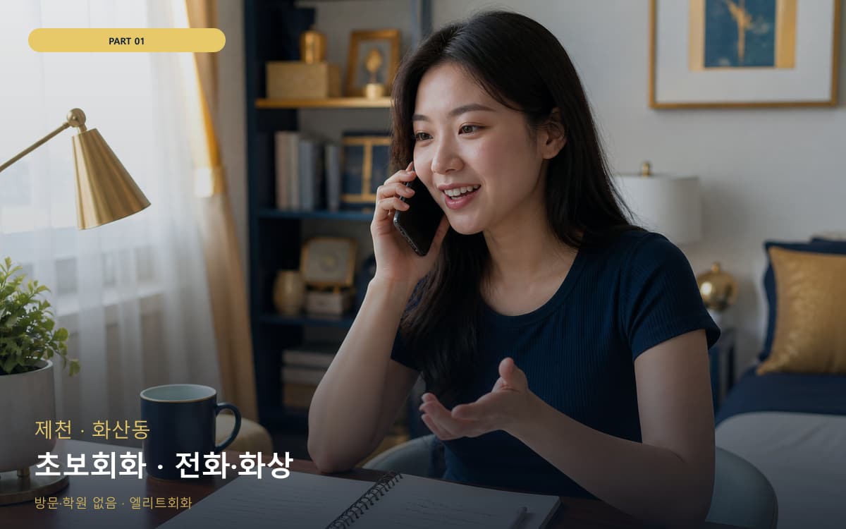 초보회화 · 전화·화상