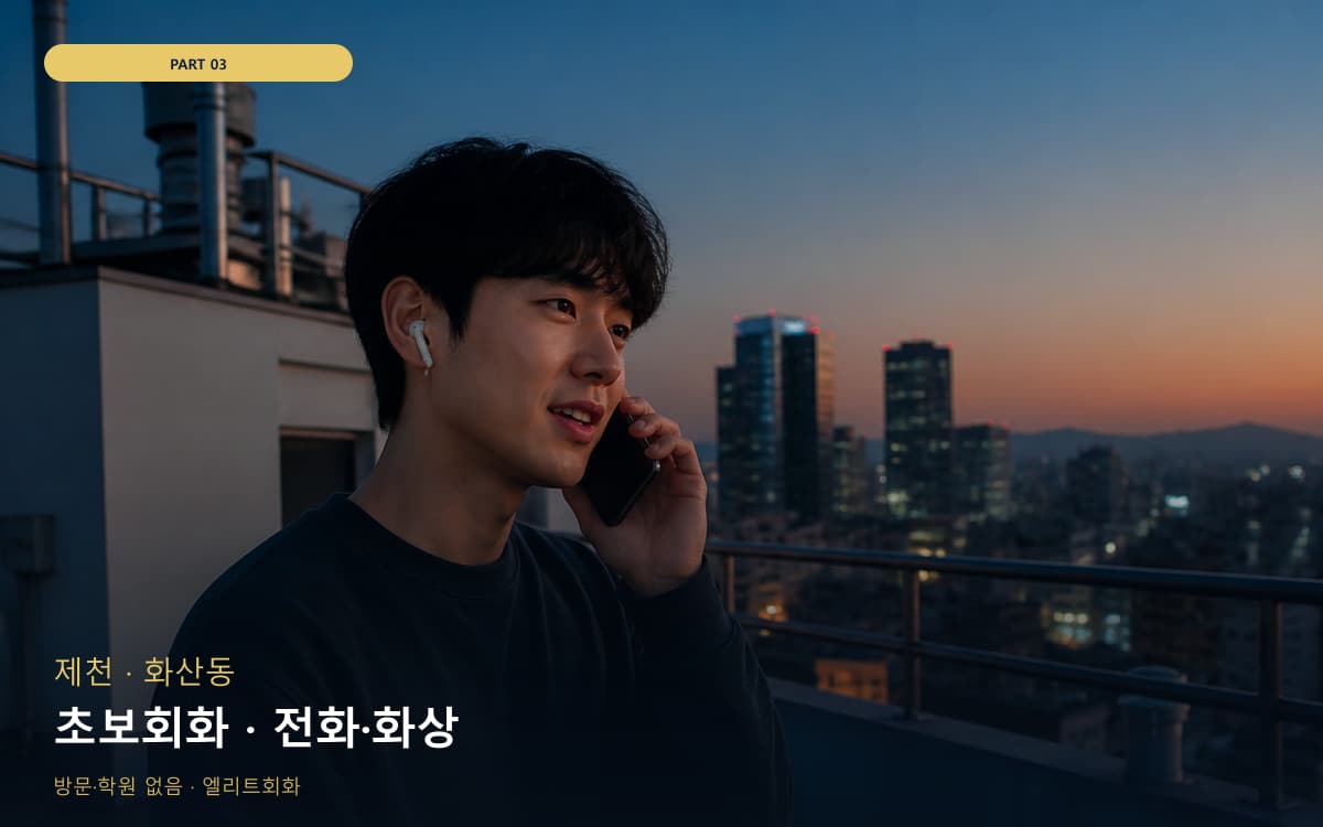 초보회화 · 전화·화상