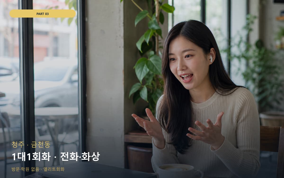 1대1회화 · 전화·화상