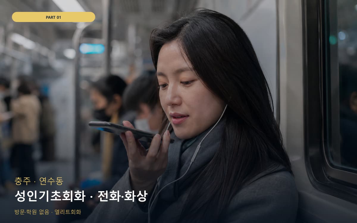 성인기초회화 · 전화·화상