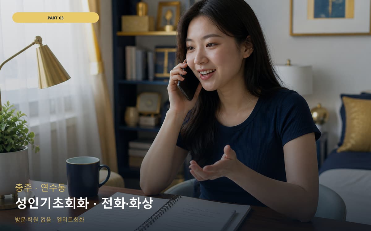 성인기초회화 · 전화·화상